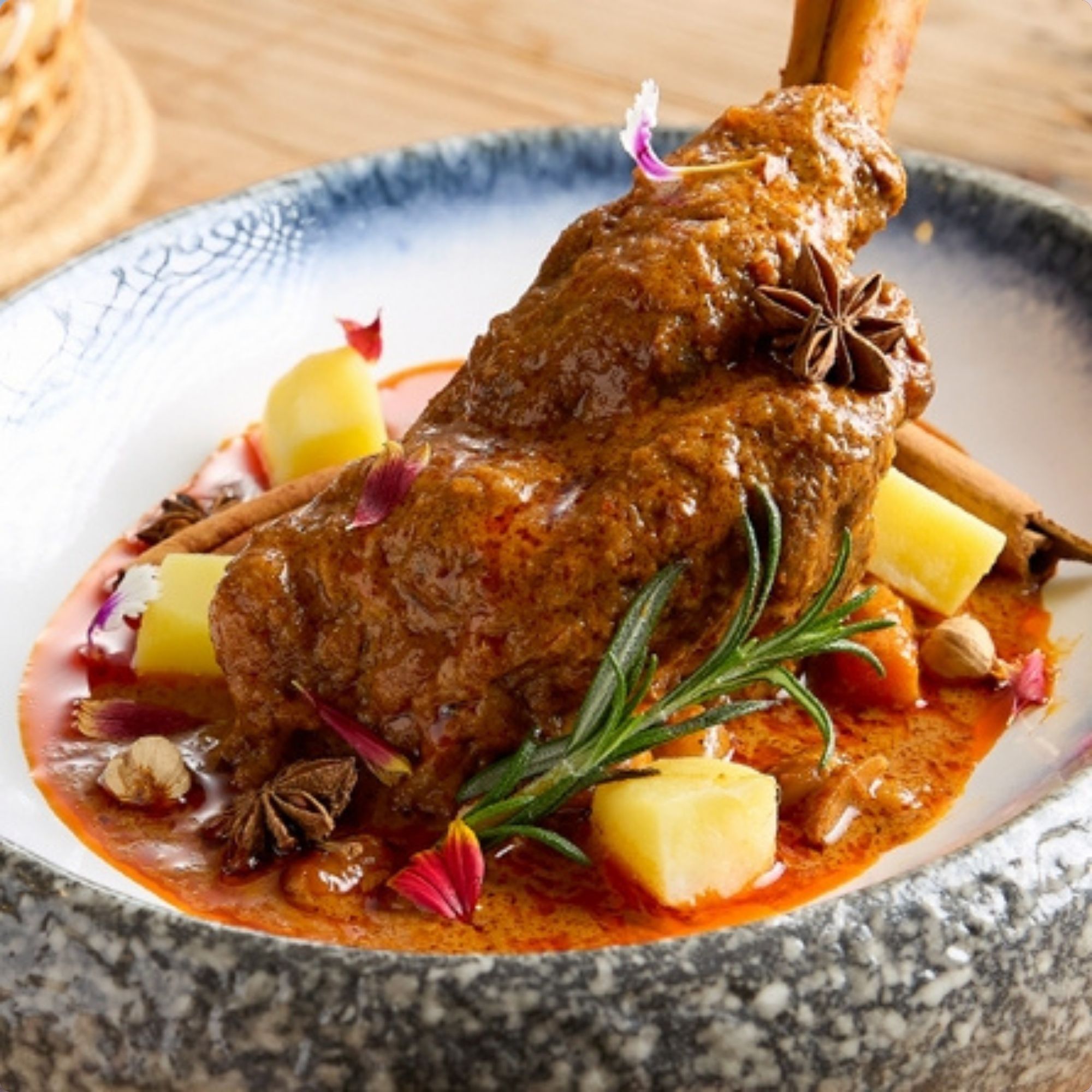 Lamb Shanks in Massaman